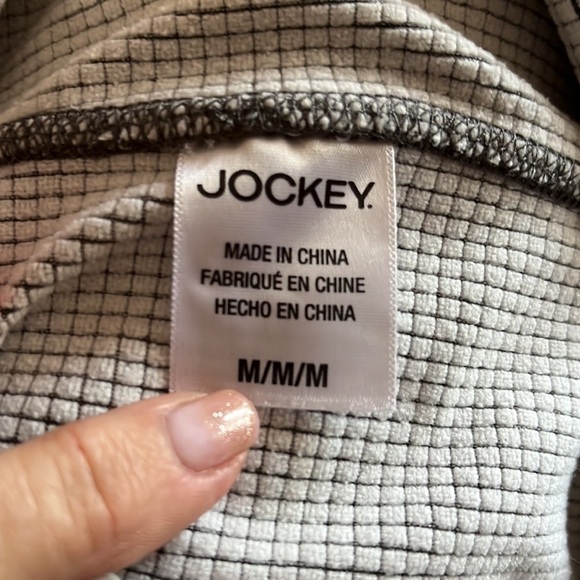 🔥🔥Jockey long sleeve pullover kangaroo pocket top women’s size M - Picture 4 of 6